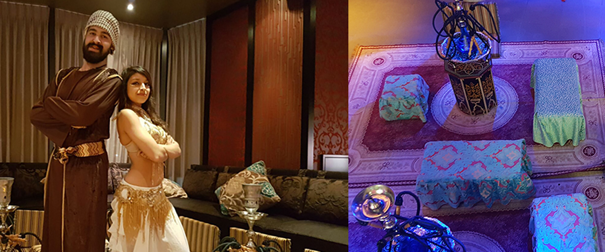 Waterpijp huren met buikdanseressen