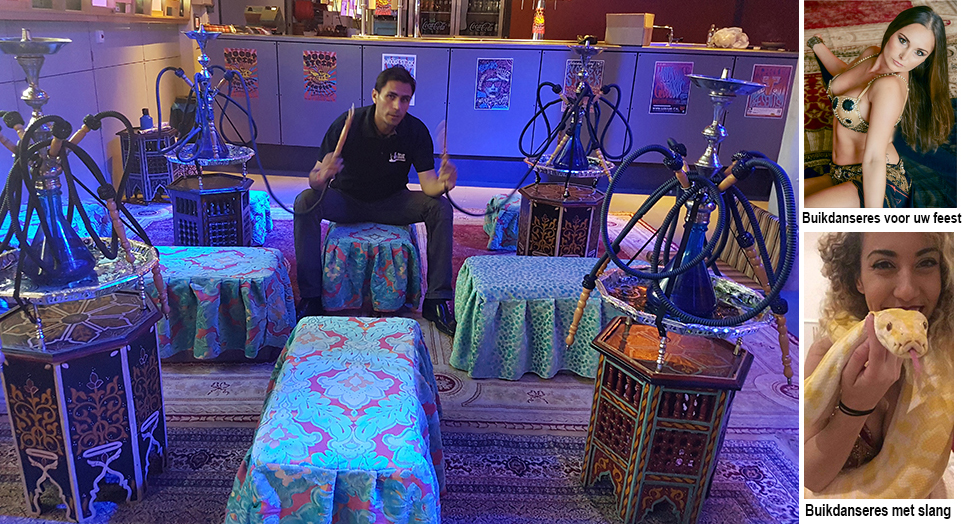 Waterpijp huren feest